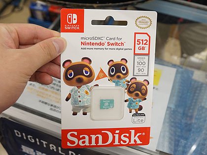 あつまれどうぶつの森」デザインのmicroSDカードがSanDiskから