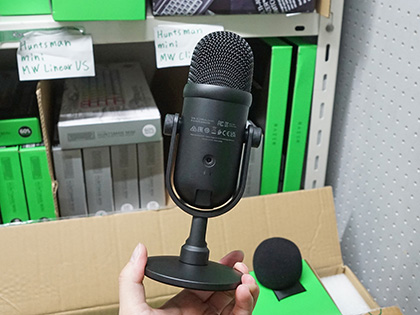 Razerの配信者向けUSBマイク「Seiren V2 Pro」「Seiren V2 X」が12日