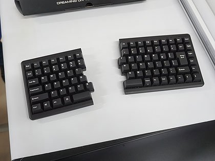 日本語配列の分離キーボード「BAROCCO MD770 JP」が計4種類、CHERRY MX