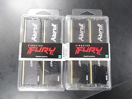 KingstonのDDR5メモリ「FURY Beast DDR5」が入荷、クロックの違いで2
