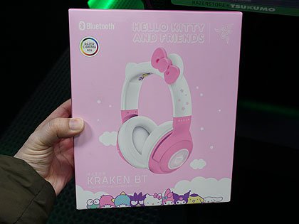 Razer×サンリオコラボのヘッドセット「Kraken BT Kitty」が近日発売