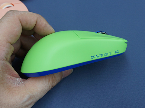 卵よりも軽い”ゲーミングマウス「X2 CrazyLight」がPulsarから、8K