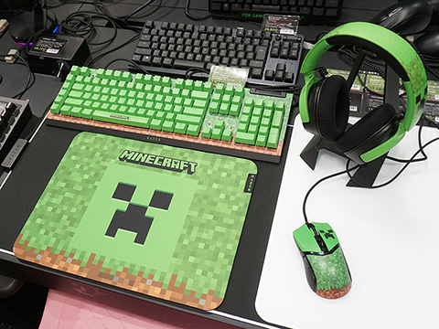 MinecraftコラボのRazer製ゲーミングデバイス群が販売スタート - AKIBA