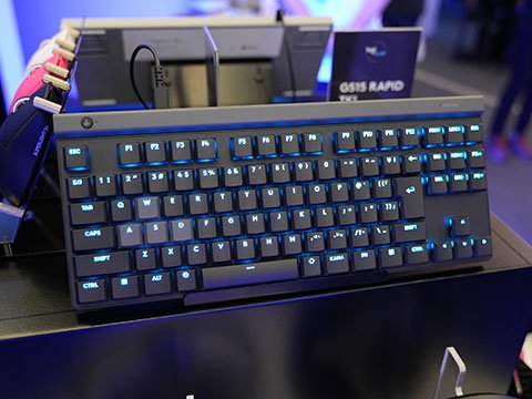 ロジクールの薄型ゲーミングキーボード「G515 RAPID TKL」が発売
