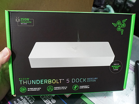 4Kモニター3台同時接続も可能な「Razer Thunderbolt 5 Dock」が発売