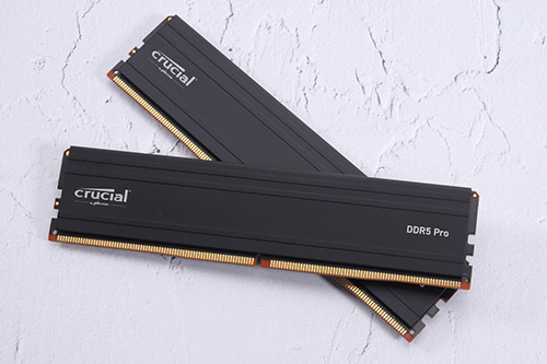 CPU性能をさらに1段階引き出すOCメモリ「Crucial Pro DDR5-6400 CL32