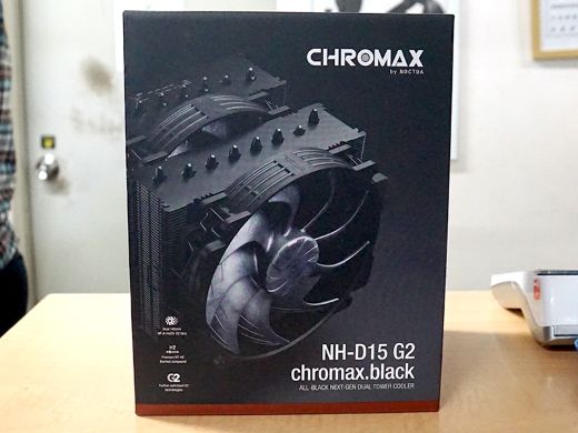 NoctuaのハイエンドCPUクーラー「NH-D15 G2」にchromax.blackモデル