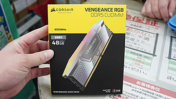 CORSAIRの「VENGEANCE DDR5」に新モデル、DDR5-6000 16GB×2枚組