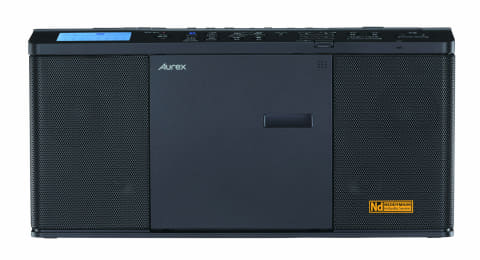 東芝Aurex、Bluetooth送受信対応のCDラジオ。ネオジウムスピーカーで