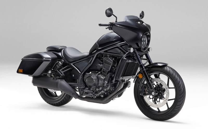 ホンダ、大型クルーザーバイク「レブル1100」にフロントカウルとサドル