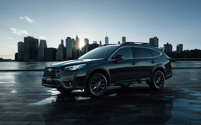 スバル、「レガシィ アウトバック」を一部改良 特別仕様車「Black