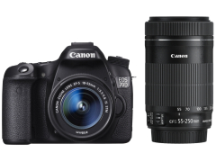 キヤノン「EOS 70D」「EOS Kiss X7i」のダブルズームキットが9月12日