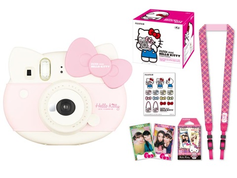 ハローキティの顔がカメラに？富士フイルム「チェキ」新製品