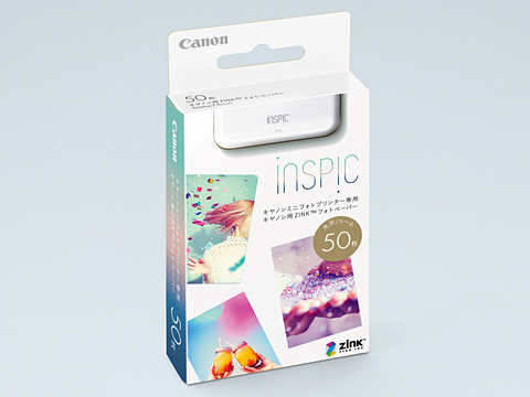 キヤノン、裏面シール紙の小型プリンター「iNSPiC」 - デジカメ Watch
