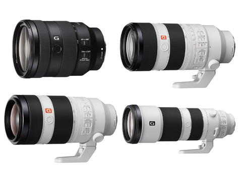 ソニーEマウントレンズ4本が更新。動作安定性と「α7R V」での手ブレ