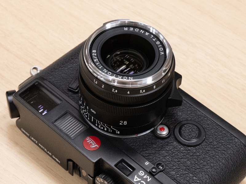 ライカM用の広角大口径レンズ「NOKTON Vintage Line 28mm F1.5