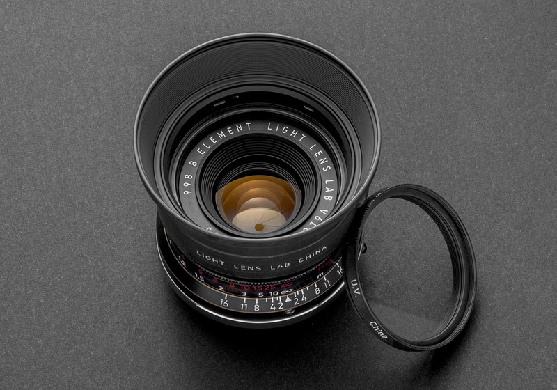周八枚「LIGHT LENS LAB M 35mm f/2」にエイジング加工を施したカラー