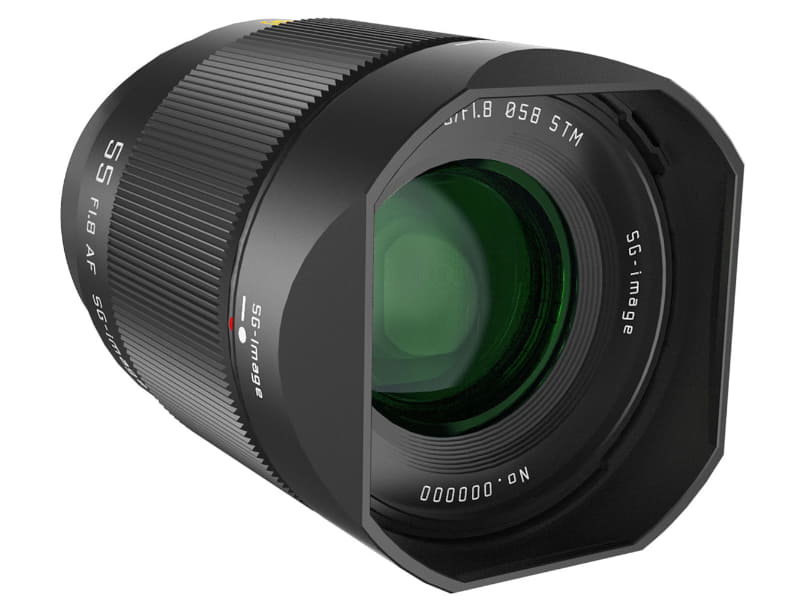 SG-image、ニコンZ用の単焦点レンズ「AF 55mm F1.8 STM」を発売