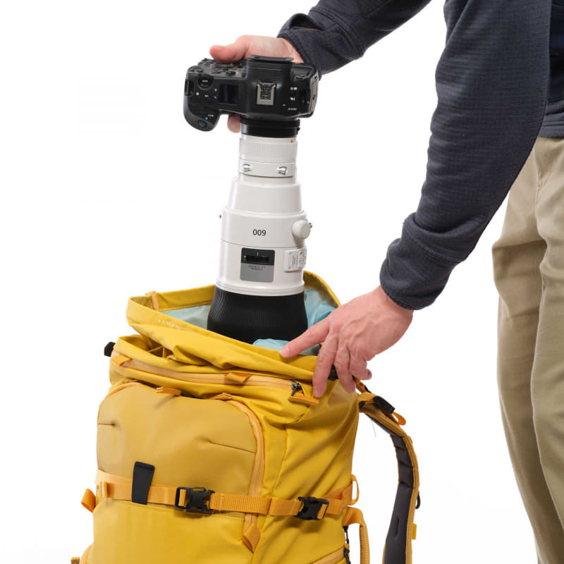 超望遠レンズが収納できるShimoda製カメラバッグのインナーケース