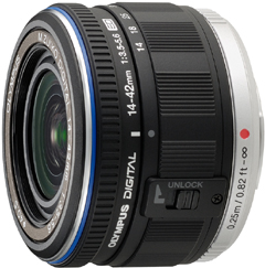 オリンパス、標準ズームレンズ「M.ZUIKO DIGITAL ED 14-42mm F3.5-5.6