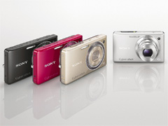 ソニー、広角24mmの“Gレンズ”搭載「サイバーショットDSC-W380