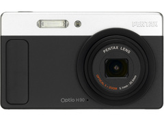 ペンタックス、ツートンカラーのスタイリッシュモデル「Optio H90