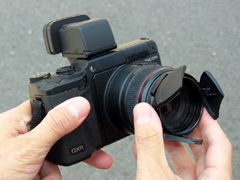 切り貼りデジカメ実験室：リコーGXRの「A12」ユニットを実用