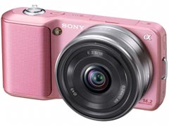 ソニー、NEX-3にカラーバリエーション「ピンク」を追加 - デジカメ