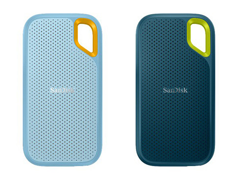 サンディスク エクストリーム ポータブル SSD」に新色の“スカイブルー