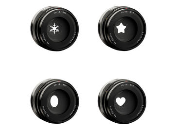 ハート型などボケを選択できるSG-image「50mm F1.8 ファントムレンズ