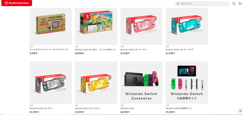 Nintendo Switch 2台目用セット」、マイニンテンドーストアで販売再開