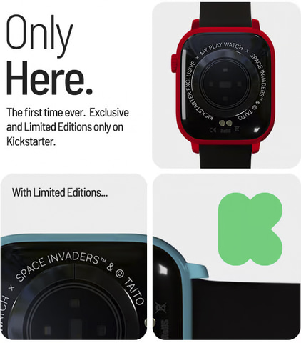 タイトーとコラボした「スペースインベーダー」スマートウォッチが登場