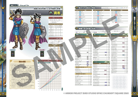 ドラゴンクエストIII そして伝説へ…」公式ガイドブック、勇者の