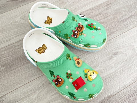 どうぶつの森」クロックスを発売前に入手！ かわいさや使い心地を