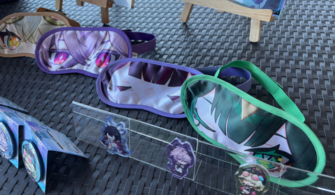 原神」のコロンビーナになれるアイマスク！ オフラインイベント「月の