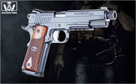 ウエスタンアームズ、ガスガン「WA SIG1911 ブラックウォーター」を