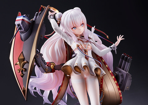 アズールレーン」より、「ル・マラン」のメインビジュアルを再現した