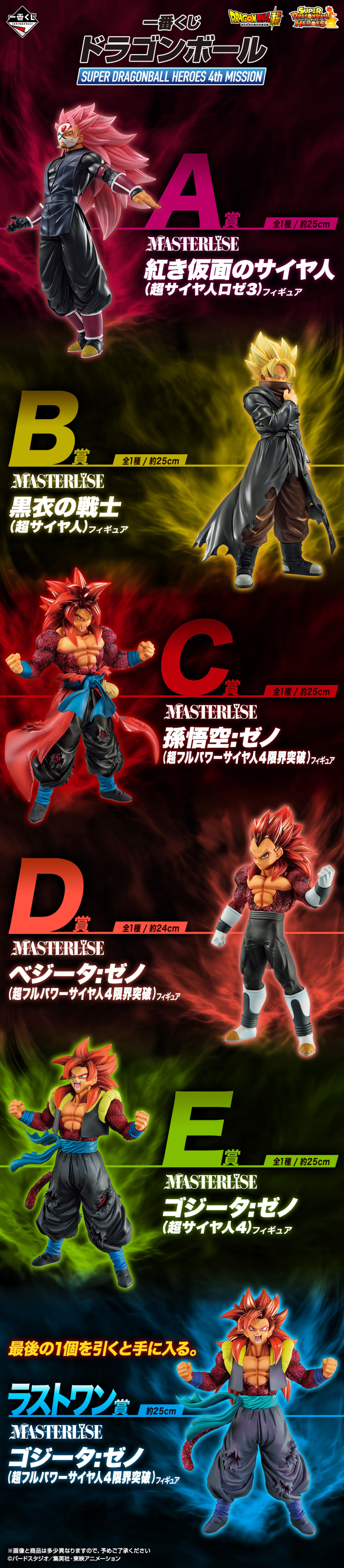 紅き仮面のサイヤ人（超サイヤ人ロゼ3）」などのフィギュアが登場