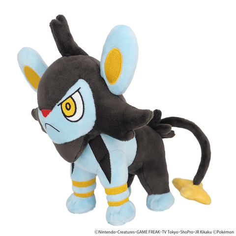 ぽてはぐクッション」から「デデンネ」と「モクロー」がぬいぐるみで