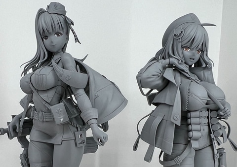 NIKKE」より、マリアンとアニスが立体化！ フリーイング、原型見本を