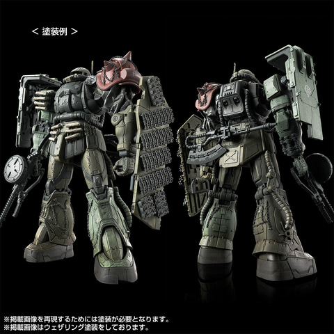 ガンプラ「HG 1/144 ザクIIF型 ルショーン機＆無識別型ザクII