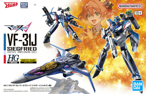 レビュー】「HG 1/100 VF-31J ジークフリード (ハヤテ・インメルマン機