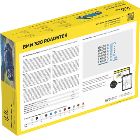 プラッツ、エレール製プラモデル「1/24 BMW 328 ロードスター 1937