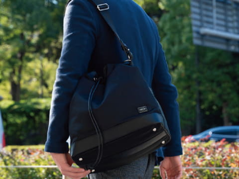 PORTER、巾着バッグ「STRING」に新色ブラック - Impress Watch