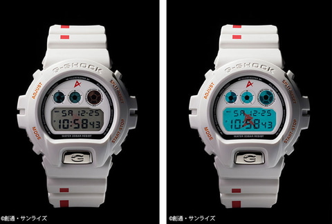 G-SHOCK×GUNDAM、逆シャア・アムロ仕様の白い限定モデル - Impress Watch
