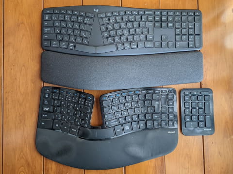 左右分離キー配置で手首がラクなキーボード ロジクール「ERGO K860