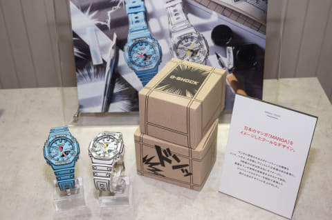 ドンッ」衝撃のマンガ風デザインG-SHOCK「GA-2100MNG」 - Impress Watch