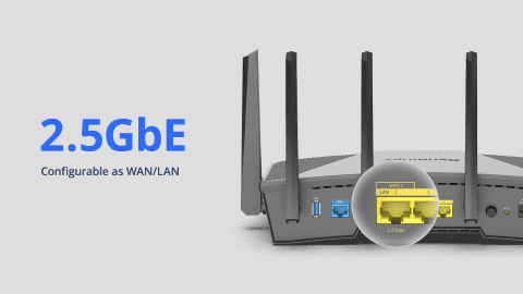 Synology初のWi-Fi 6ルーター「RT6600ax」、最大6600Mbpsでトライ