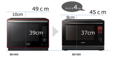 パナソニック、コンパクト設計＆調理時間が短くなったスチームオーブン