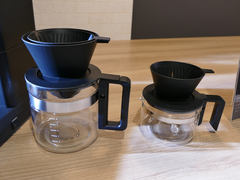 ☆カフェバッハ監修☆全自動ミル付きコーヒーメーカー 3杯用 ブラック